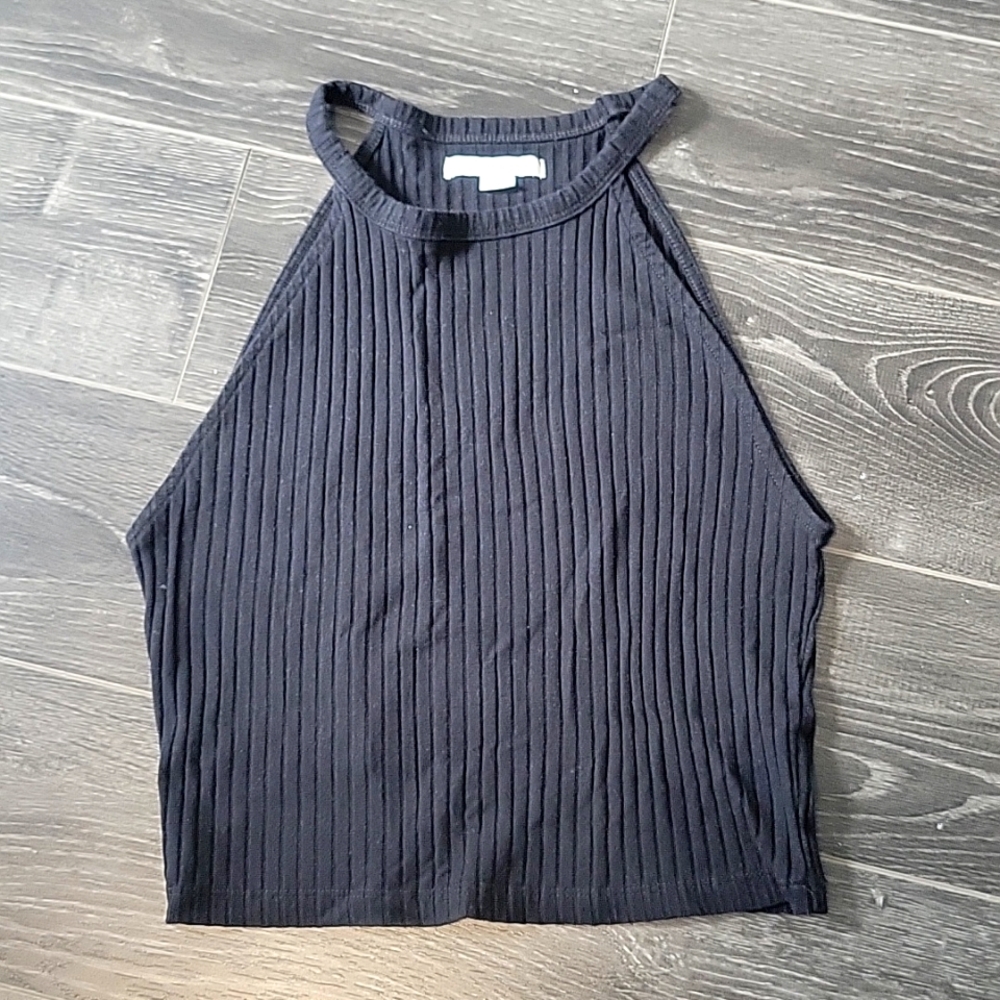 AE ribbed high neck crop (Small)